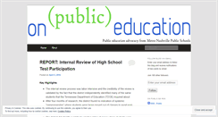 Desktop Screenshot of onpubliceducation.com